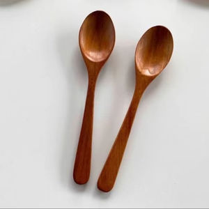 Eco Friendly Wooden Masala Spoon Set Of 8 Handcrafted Small Serving Spoons Perfect For <b>Tea</b> <b>Coffee</b> <b>Sugar</b> Condiments Spices Herbs - Product Image 1
