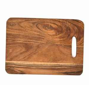 Tabla de Cortar de Madera de Acacia, Tabla de Picar de Bambú, Tabla de Desayuno de Madera para Cocina, Gran Venta - Product Image 4