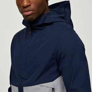 Chándal cortavientos para hombre con capucha deportivo informal de alta calidad, chaqueta ligera personalizada para exteriores para invierno, venta al por mayor - Product Image 5