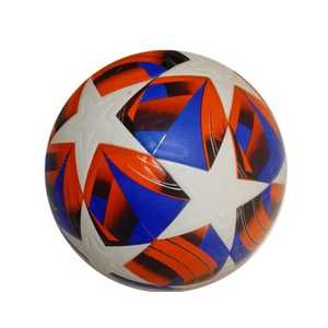 Ballon de football en cuir PU pakistanais neuf, cousu à la main, 32 panneaux, impression de logo personnalisée, vente en gros - Product Image 1