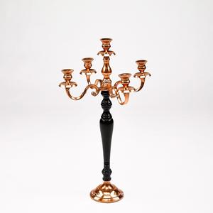 New Decorative Metal Multi Color Five Arms Candelabra Wedding Party Decoration Centerpieces <b>Floor</b> Candelabra Sets - Product Image 6