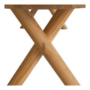 Mesa de comedor moderna hecha de madera dura de primera calidad con un diseño elegante, perfecta para interiores elegantes para interiores de casas, hoteles - Product Image 6