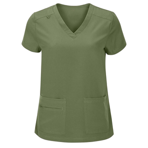 Ensembles de gommages médicaux unisexe à logo personnalisé Uniformes hospitaliers respirants pour les infirmières Salon de beauté/dentaire Costumes de gommage OEM pour - Product Image 2