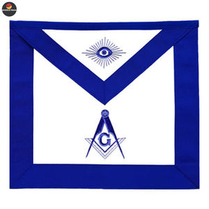 Maçonnique Grand Lodge Maître Mason Tablier Brodé À La Main En Gros À Bas Prix Bon Matériel - Product Image 6