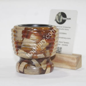 Nouveau traditionnel Mubkhar bois résine Bukhoor brûleur thé parfum porte-encens pour Ramadan Eid Exim Pvt Ltd Tradition - Product Image 1