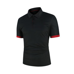 Logo personnalisé pour hommes à manches courtes pour polo Dernier design solide Tissu tricoté grande taille disponible Impression brodée - Product Image 6
