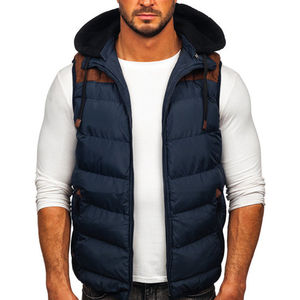 Custom Winter <b>Warm</b> Stand Collar Men's Windproof Lightweight Sleeveless <b>Jacket</b> Gilets Vest <b>Jacket</b> Men's Vests OEM Serviced - Product Image 1