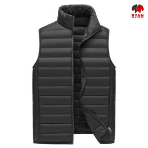 เสื้อกั๊กพัฟเฟอร์แบบกำหนดเองของ Ryan Pro Gear สำหรับผู้ชาย ผ้าคุณภาพพรีเมียม ระบายอากาศได้ดี พร้อมโลโก้แบบกำหนดเอง ดีไซน์ ODM - Product Image 6