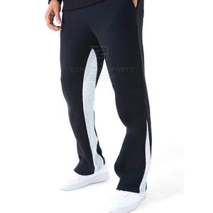 Pantalons de survêtement décontractés personnalisés, coupe ample, de haute qualité, 100% coton, respirant, écologique, prix de gros pour hommes - Product Image 1