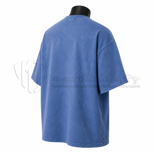 Camiseta Personalizada de Algodón Grueso con Estampado Gráfico, Estilo Oversize, Lavado Ácido, Fabricante de Ropa Urbana - Product Image 5