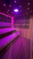 Ruang Sauna Kayu Tradisional - Sauna Luar Ruangan untuk 4-6 Orang dengan Tungku Kayu