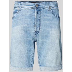 Pantalones cortos de mezclilla con patrón sólido 2025 de calidad premium, moda de verano, estilo informal, 6 bolsillos, pantalones vaqueros con servicio OEM - Product Image 1