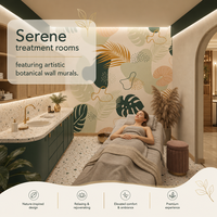 Mobili Moderni per Salone di Bellezza: Bancone Reception Scanalato, Specchio Curvo, Postazione Styling - Set Completo per Studio di Lusso per Parrucchieri e Spa