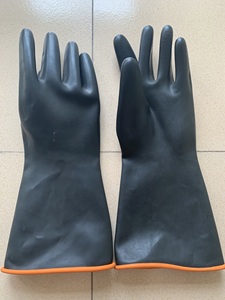 ถุงมือยางอุตสาหกรรมถุงมือทนสารเคมี - Product Image 2