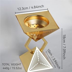 เตาเผาเครื่องหอมทองเหลืองสำหรับสถานที่ทางศาสนา มีแบบสั่งทำได้ - Product Image 5