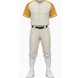 High Demand <b>Baseball</b> Uniform <b>Set</b> Unisex Solid V-neck <b>Baseball</b> Jersey Pants Breathable Quick Dry Polyester Team Sportswear - Product Image 2