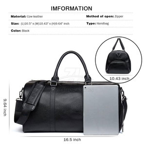 Durable Duffle <b>Bag</b> Designed For Travel Gym Sports Training And Daily Carry Offering Storage <b>Leather</b> Duffle <b>Bags</b> - Product Image 5