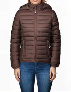 Chaqueta Acolchada con Capucha Desmontable para Mujer, Diseño 2024, Transpirable, de Alta Calidad, Cortavientos Informal para el Invierno - Product Image 1