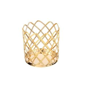 เชิงเทียนโลหะทำด้วยมือที่ออกแบบใหม่ที่มีลวดลายที่ซับซ้อนและโครงสร้างที่ทนทานเพื่อการใช้งานที่ยาวนาน - Product Image 4