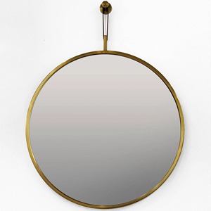 Glamorous Luxury Wall Mirror Enhancing Modern Spaces With Shiny Reflective Surface Chic Designer Style And Sophisticated <b>Charm</b> - Product Image 5