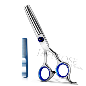 Ciseaux de coupe de cheveux de coiffeur de Salon professionnel 6.5 pouces cisailles amincissantes en acier inoxydable pour outil de beauté à usage familial - Product Image 1