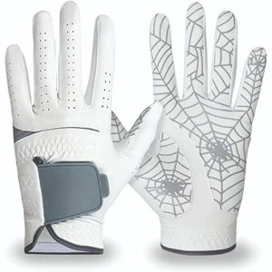2025 peau de mouton blanc meilleure vente dernier Style Cabretta cuir sur mesure doux hommes femmes golfeur sports d'été gants de golf - Product Image 1