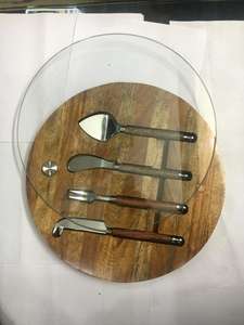 Natural Quality Bamboo Flatware Organizer Small Cutlery Manual Operation Store Use Fruit Vegetable Tools Wooden Cutlery <b>Board</b> - Product Image 5