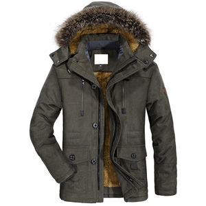 Nouvelle mode pour la saison d'hiver veste Parka coupe-vent pour hommes vêtements d'extérieur à capuche de grande taille avec veste Parka pour hommes de qualité supérieure - Product Image 1