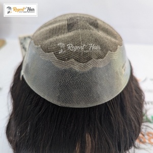 REGENT Q6 100% indien Remy cheveux toupet noué à la main trame droite extensions de cheveux disponibles pour la vente en gros - Product Image 3