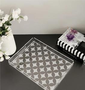 Elegante bandeja de acrílico para comida rápida, diseño personalizado único, Ideal para el hogar, Hotel y restaurante, accesorios de cocina - Product Image 6