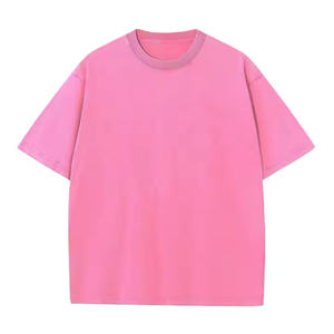 Camiseta Hip Hop Extra Grande Personalizable de Poliéster/Algodón con Lavado Ácido para Hombre, 150 g/m², Peso Pesado - Product Image 3