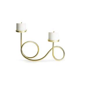 Juego de 2 candelabros mesa de comedor de diseño antiguo candelabro decorativo candelabro de color negro de metal de calidad de lujo - Product Image 3