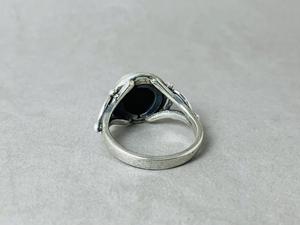 Nouvelle bague en pierres précieuses malachite chaude 925 en argent Sterling 925 nouveauté bijoux en argent pierre verte bagues minimalistes bagues personnalisées - Product Image 6