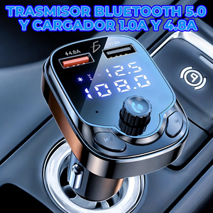Trasmettitore FM Bluetooth 5.0 per Auto con Funzione Vivavoce, 2 Ingressi USB, Micro SD, Materiale PC, Caricatore Stereo per Telefono - Product Image 5
