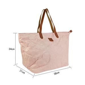 กระเป๋าผ้าช็อปปิ้งทำจากกระดาษดูปองท์กันน้ำพิมพ์ลายได้ตามต้องการมีผ้าคอตตอน - Product Image 6