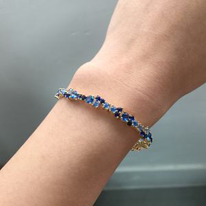 <span class=keywords><strong>Bracciale</strong></span> Tennis <span class=keywords><strong>donna</strong></span> 925 argento 12K <span class=keywords><strong>oro</strong></span> 3 forme diverse Trendy CZ <span class=keywords><strong>bracciale</strong></span> Tennis - Product Image 6