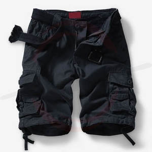 Shorts cargo pour hommes à la mode High Street Pants avec plusieurs poches dans un nouveau style de shorts d'été avec logo personnalisé - Product Image 3