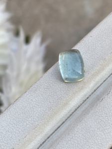 Natural Top Color Aquamarine <b>Cushion</b> Shape Cabochons Stone With Good Luster Loose Gemstone for Making Jewelry 3.53 Carat - Product Image 2