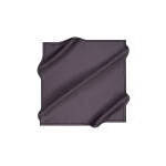 Écharpe carrée de luxe 100% soie avec détail en relief, satin crêpe violet foncé - Product Image 3