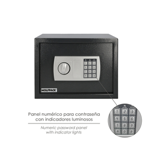 Caja Fuerte Eléctrica de Montaje en Superficie 35x25x25 cm. - Product Image 5