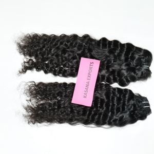 Paquet vietnamien vierge traitement aucun cheveux de couleur naturelle femmes noires pas cher machine double trame pas cher extensions de cheveux humains - Product Image 5