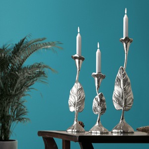 Bougeoir élégant et moderne en métal pour la décoration de la maison Pièce maîtresse de table élégante Décoration de salon et de chambre à coucher - Product Image 5