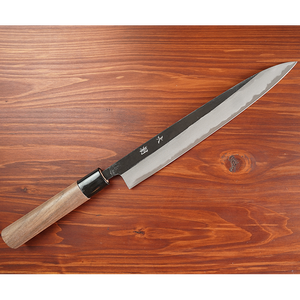Tosa-uchihamono Sujibiki Couteau de chef Couteau de cuisine professionnel Lame en acier au carbone Damas Gaine en acier inoxydable Pêche - Product Image 1