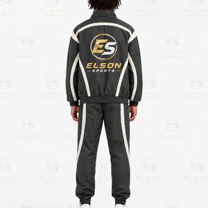 Ensemble de survêtement ample et oversize pour homme, pantalon de jogging en nylon, coupe-vent, streetwear, ensemble 2 pièces personnalisé pour homme - Product Image 2
