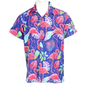 Dernière conception de votre propre logo Chemises de plage à manches courtes pour hommes Vêtements de mode Dernière conception Chemises de plage pour hommes pour adultes - Product Image 1