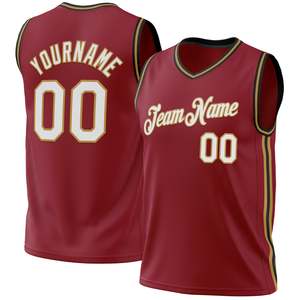 Fully Sublimation Custom Youth Training Team Basketball Jersey High Quality Best Adjustable Rate <b>Maroon</b> Color Basketball Jerseys - Product Image 1