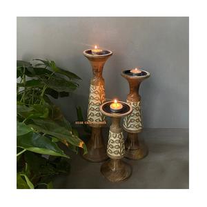 Top Arrivée 2024 Gros Moderne Designer Bougeoir Logo Personnalisé De Luxe En Bois Bougies Bocal Avec Couvercle En Vrac Décor À La Maison - Product Image 4