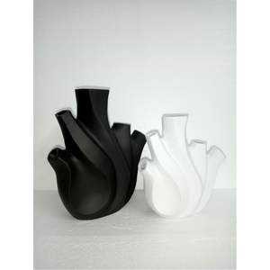 Wholesale Minimalist Macaron Pink Metal Vase <b>Wedding</b> <b>Table</b> <b>Centerpiece</b> Small Handmade Porcelain Floral Vase Home Office <b>Decor</b> - Product Image 5