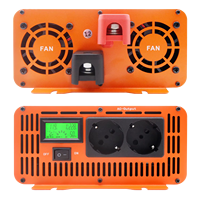 Convertisseur solaire HOULI à onde sinusoïdale pure monophasé 5000W 12V-220V DC/AC haute efficacité 50/60Hz pour utilisation automobile et domestique