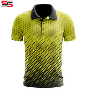 Vente en gros, polos originaux en polyester sublimation, polos à manches courtes avec broderie de logo personnalisé pour hommes et femmes - Product Image 6